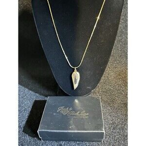 Vintage Jewels By Park Lane Gold Tone Pendant Necklace 30" J52